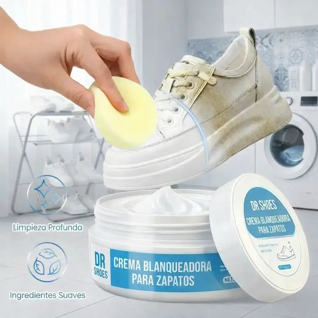 Crema Blanqueadora con Esponja