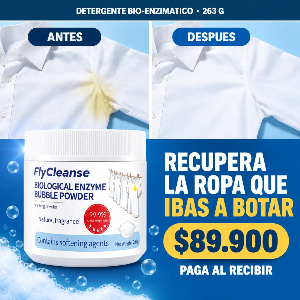 FlyCleanse® - Recupera la ropa blanca que ya no te pones