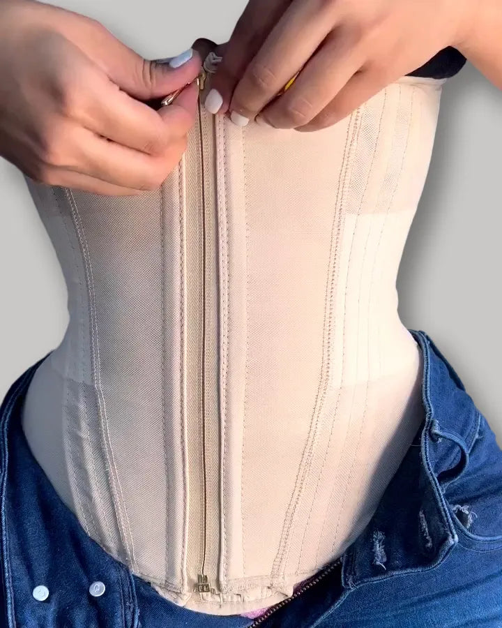 Cinturilla Curvy Fajas™ con Cierre y Soporte de Busto