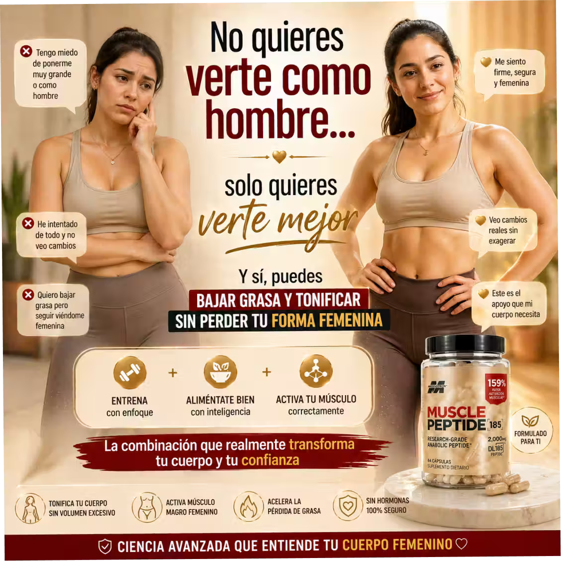 Muscle Peptide mujeres