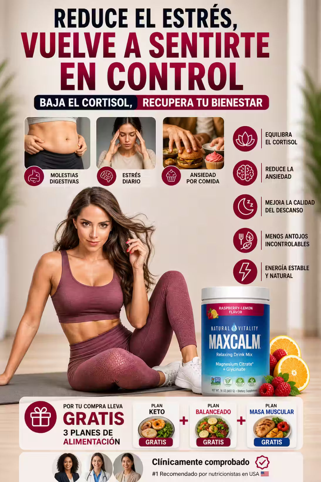 MAXCALM 453 Gr | Recupera el control y bienestar.